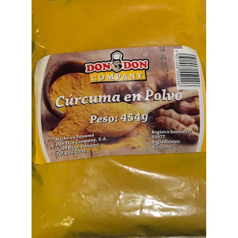 Don Don Curcuma En Polvo 454 G